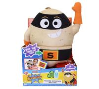 Supertato, Talking Teddy Bear Toy, From the book & CBeebies Series, Beige
