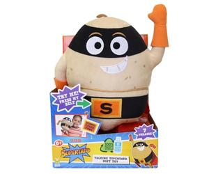 Supertato, Talking Teddy Bear Toy, From the book & CBeebies Series, Beige