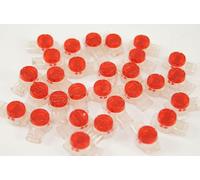 Supertech 3 Wire 3-Way IDC RED Gel Splice Jellybean Crimp Connectors, Telephone Cable Repair Joiner Splice Cable Connection