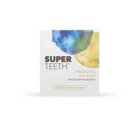 SuperTeeth Prebiotic Soft Floss with Hydroxyapatite and Xylitol, Expanding Dental Floss for Adults & Kids, Helps Sensitive Gums, Strengthen Enamel, Natural Plaque Remover, Fluoride & PFA-Free, Vanilla