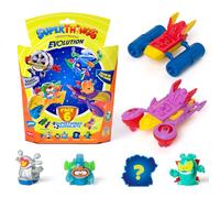 SUPERTHINGS Evolution series - Pack of 6. Includes 4 SuperThings (1 silver captain) and 2 Superjets. Pack 6 of 6