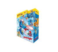 Superthings Kazoo Power - Blaster Jet, Multi-Purpose Vehicle from the TV Series Kazoom Power, Includes 1 Blaster Jet, 1 Exclusive Kid Kazoom and 6 Projectiles