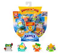 SUPERTHINGS KAZOOM POWER Battle - 5 Pack. Contains 5 Superthings (Including 1 Surprise Figure and 1 Silver Captain). Pack 4 of 6