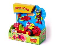 Superthings Kazoom Power - Combat Vehicle Kid Fury Combat Vehicle from the Clan TV Series Kazoom Power, Includes 1 Combat Vehicle, 1 Kid Fury Exclusive, 1 Weapon and 1 Accessories