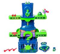 SUPERTHINGS KAZOOM POWER -Enigma Tower.Enigma’s Tower from the animated series “Kazoom Power”. Contains 1 Enigma Tower, 1 Exclusive Enigma,1 Airship, 1 Prison, 1 Catapult, 1 Blaster, and 3 Projectiles
