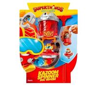 SUPERTHINGS KAZOOM Power - Kazoom Spinner - Doc Vroom Includes 1 Kazoom Capsule, 1 Kazoom Spinning Top and 1 Strip.
