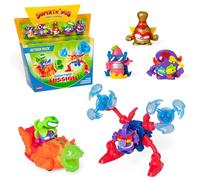 SUPERTHINGS KAZOOM Power Mission Action Pack Contains 5 SuperThings (Includes 1 Gold SuperLeader), 1 Exoskeleton, 1 Slider - Pack 3 of 4