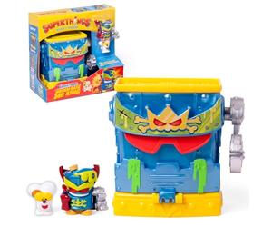 SUPERTHINGS KAZOOM POWER - Mr King's Hidden Base. Mr King's secret base from the "Kazoom Power" animated series. Contains 1 Hidden Base, 1 Exclusive Mr King, 1 Exclusive Ron Ron