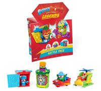SUPERTHINGS Legends Battle Pack, Assortment of SuperThings's most legendary characters, including 4 SuperThings, 2 Hideouts and 2 vehicles - includes products from series 1-9