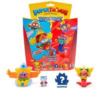 SUPERTHINGS Rescue Force Series - 6-Pack. Includes 4 SuperThings (1 rare silver captain), 1 Rescue Jet and 1 Jump Wing 5/6