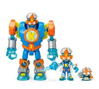 SUPERTHINGS RIVALS Age 4+ OF KABOOM Superbot Kazoom Power - Articulated robot with combat accessories, exclusive 1 x Kazoom Kid and 1 x SuperThing