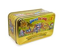 SUPERTHINGS RIVALS OF KABOOM Gold Tin - It contains figures from Series 3, including ultra-rare (Mr. King), the 2 gold leaders, the 6 silver captains and the 2 gold Supersliders