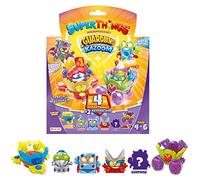 SUPERTHINGS RIVALS OF KABOOM - Series 9 - Guardians of Kazoom -Pack of 4 x SuperThings (Includes 1 silver captain) and 2 x Kazoom Jets - 4/6