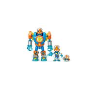 SUPERTHINGS RIVALS OF KABOOM Superbot Kazoom Power - Articulated robot with combat accessories, exclusive 1 x Kazoom Kid and 1 x SuperThing