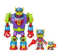 SUPERTHINGS RIVALS OF KABOOM Superbot Storm Fury - Articulated robot with combat accessories, exclusive 1 x Kazoom Kid and 1 x SuperThing
