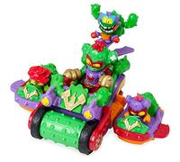 SUPERTHINGS Spike Roller - Large vehicle with two attachable vehicles, 3 SuperThings and 1 exclusive Kazoom Kid