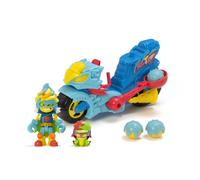 SUPERTHINGS Turbo Ice - the SuperThings motorbike. With catapult for launching balls of ice cream. Includes 1 exclusive Kazoom Kid and 1 exclusive
