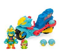 SUPERTHINGS Turbo Ice - the SuperThings motorbike. With catapult for launching balls of ice cream. Includes 1 exclusive Kazoom Kid and 1 exclusive