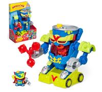 SUPERTHINGS - Ultra Striker Mr. King. Mr. King's Ultra Striker robot from the animated series “Superthings Kazoom Power”. Contains 1 Ultra Striker robot and 1 exclusive Mr. King.