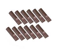 SUPERTOOL 12pcs Set 1/4" Screwdriver Bits, 7MM, Slotted, Hex Shank, Magnetic, S2 Steel, 25mm