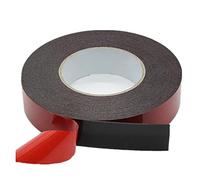 SUPERTOOL 5PCS Sponge Foam Double Sided, Width 18mm Waterproof Mounting Adhesive Tape Roll for Phone Display, Camera Cover, Auto, Decoration Strip, Paper, etc
