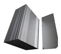 SUPERTOOL Aluminum Instrument Box, 85x145x250mm Aluminum Project Box Electronic Enclosure Case for PCB Board DIY