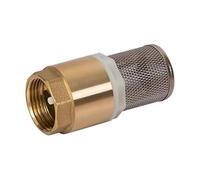 SUPERTOOL Brass Check Valve 1 Inch Spring Check Valve Non Return Pump Inlet Filter Foot Valve (Pack of 1)