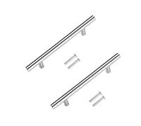 Supertool Brushed Steel Furniture Handle, T Bar Handles T Bar Handle Furniture Drawer Pulls Cuoboard Knobs（12 * 192 * 300mm）