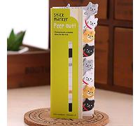 SUPERTOOL Cute Page Marker Tab Stickers Mini Cute Animals Cats Notebook Stickers(Pack of 5)