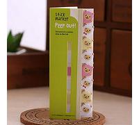 SUPERTOOL Cute Page Marker Tab Stickers Mini Cute Animals Happy Sheep Notebook Stickers(Pack of 5)