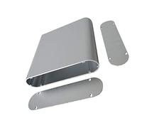 SUPERTOOL DIY Aluminum Project Box, Electronic Enclosure Case Instrument Box for Power Supply Units, Electronic Projects (40x165x160mm-Silver)