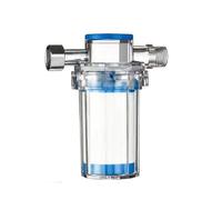 Supertool Inline Strainer Filter, 0.05mm Mesh Water Pump Flow Rate Pipeline Irrigation Filter 1/2" for Kitchen, Bathroom and Garden (Random Color)