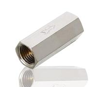 Supertool Pneumatic Check Valve Female Thread Full Port Check Valve for Oil Water Gas (1 Piece, 1/4")