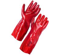Supertouch 23223 Red Pvc Dipped Gauntlet 40 cm