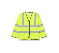 Supertouch 32642 Long Sleeved Hi Vis Zip Vest, Medium, Yellow