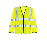 Supertouch 32643 Long Sleeved Hi Vis Zip Vest, Large, Yellow