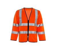 Supertouch 32686 Long Sleeved Hi Vis Zip Vest, 3X-Large, Orange