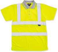 Supertouch 39E42 HI-VIS Bird Eye Polo Shirt - Yellow