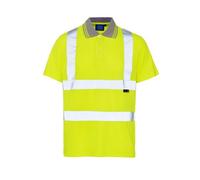 Supertouch 39E44 HI-VIS Bird Eye Polo Shirt - Yellow