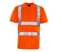 Supertouch 39T83 Bird Eye Hi Vis T-Shirt, Large, Orange