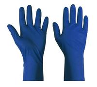 Supertouch Diamond Grip Nitrile Gloves - Heavy-Duty, Powder-Free, Chemical-Resistant, Textured Grip, EN 374 & EN 455 Compliant, Industrial Use, Blue, Medium