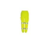 Supertouch J8043 Hi Vis Jogging Bottoms, Large, Yellow