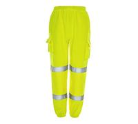 Supertouch J8044 Hi Vis Jogging Bottoms, X-Large, Yellow