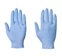 Supertouch Powder Free Nitrile Blue Disposable Gloves - Latex-Free, Ambidextrous, Strong & Flexible | Protective Gloves for Medical, Food Handling & Cleaning (Box of 100)