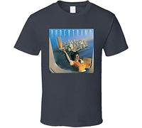 Supertramp Breakfast in America T-Shirt Printed Tee Graphic Top for Men Shirt Navy XL