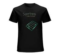Supertramp Crime of The Century Rock Music Mens Fashion Casual Basic Short Sleeve T-Shirts Size XL Black