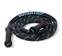 Supertrip Upgraded Weighted Skipping Rope for Fitness Men Women Second Generation 360 Rotating Handles, 3.21LBS 3.38LBS 3.41LBS Polyester Heavy Skipping Rope for Exercise Workout Equipment