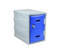 Supertuff Plastic Lockers, 32wx46dx45h (cm), Cam Lock, Blue