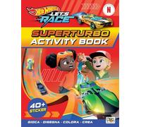 Superturbo. Hot Wheels Let's race. Activity book. Con adesivi. Ediz. a colori
