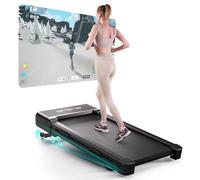 Superun 3.0 HP - Walking Pad with 12 Level Auto Incline, 40.5CM Wider Belt Under Desk Treadmill for Home Use with APP & Remote Control LCD Display